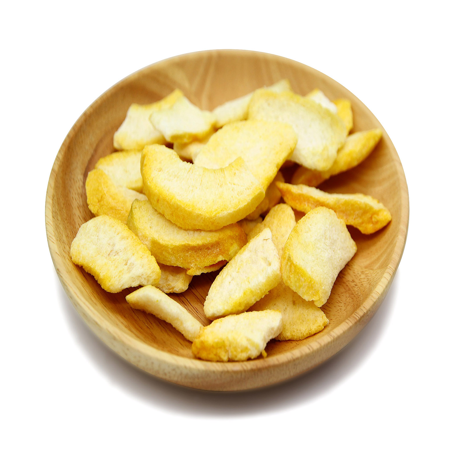 Freeze dried yellow peaches